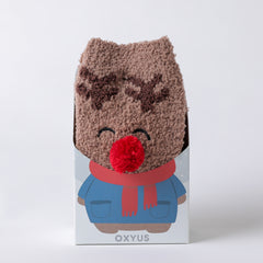 Merry Reindeer Socks