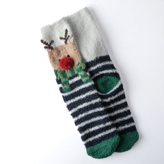 Festive Reindeer Socks