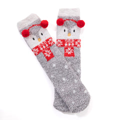 Fluffy Penguin Socks