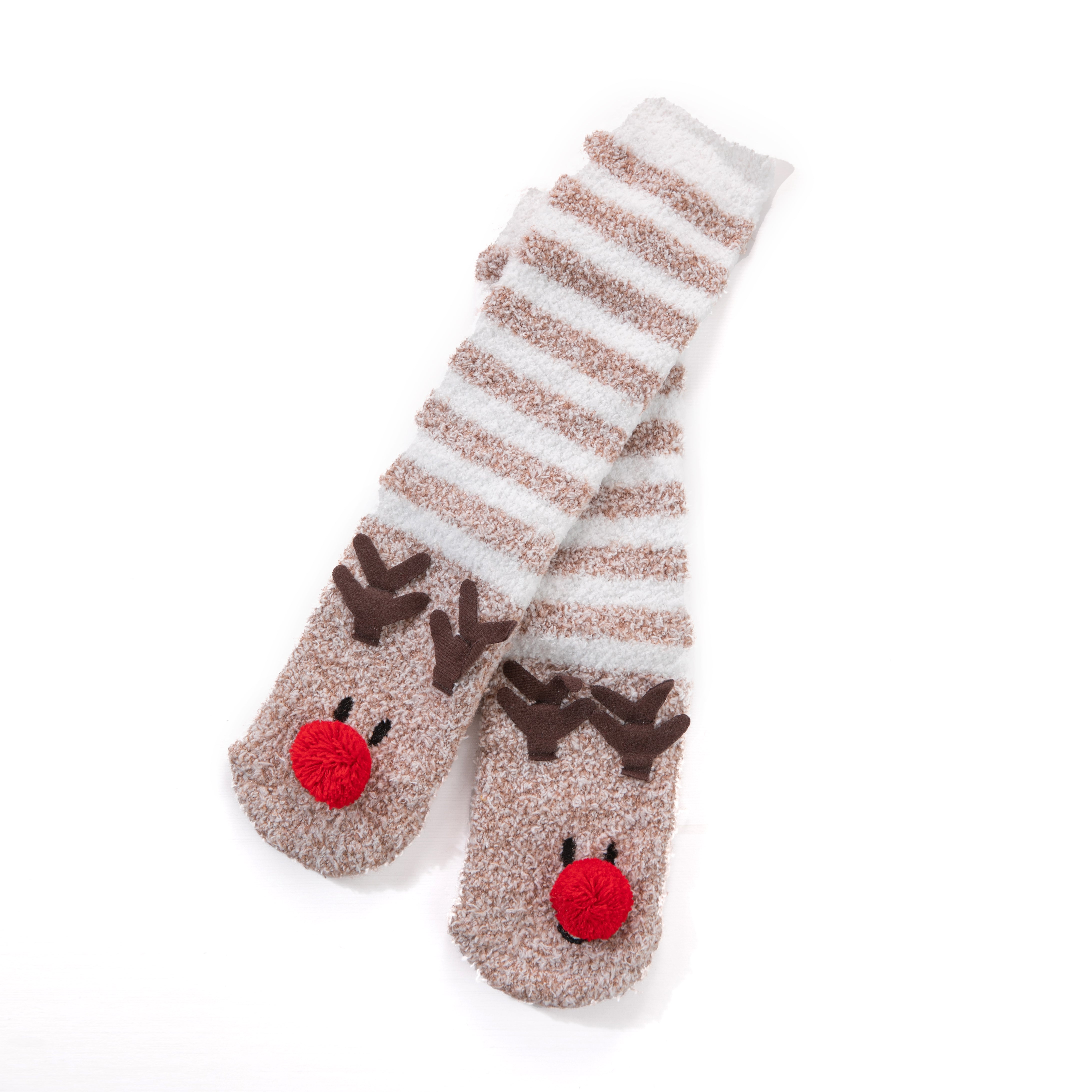 Snowman and Deer Socks